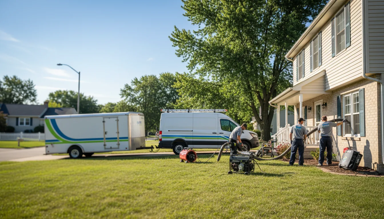 Flooded Basement Restoration And Cleanup With Repair in Dixon, MO near me